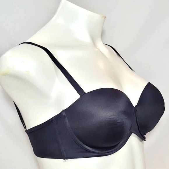 38D Maidenform SE6990 Self Expressions Stay Put Strapless Bra Black NWT - Picture 2 of 5